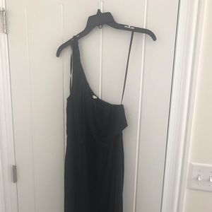 Jcrew one shoulder maxi dress